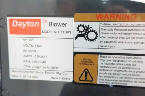 Vista 5 de Dayton Soplador modelo 1TDR3