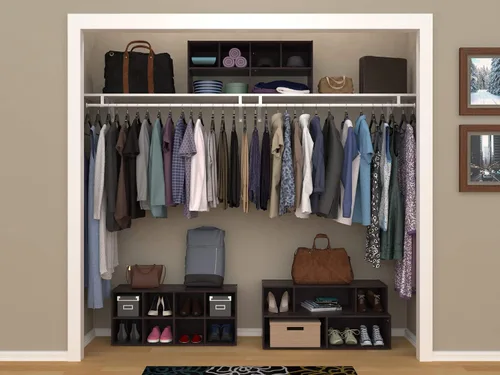 Vista 8 de ClosetMaid Organizador de almacenamiento de zapatos de 8 cubos, Espresso