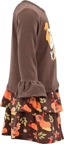Vista 5 de Unique Baby Girls 2pc Skirt Set Outfit Long Sleeve Top with Skirt
