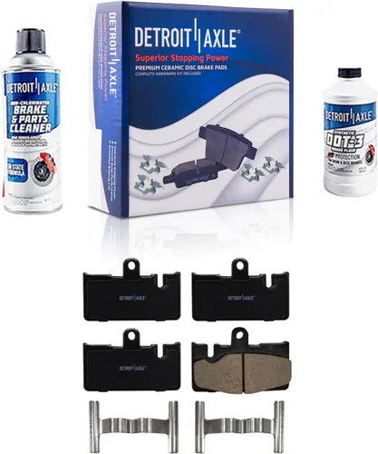 Vista 108 de Detroit Axle - Pastillas de Freno Traseras de Cerámica Izquierda Reemplazo de Pinza para Silverado Sierra Suburban 1500 Tahoe Yukon Escalade ESV EXT