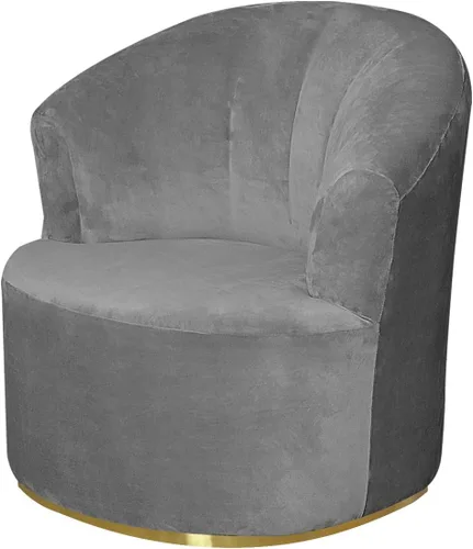 Vista 10 de Funda de terciopelo para silla giratoria de barril giratorio, funda elástica para silla decorativa de barril para sillón, funda de sofá moderna