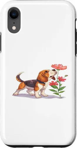 Vista 8 de iPhone 15 Funny Sniffari Support Squad Beagle Dog Lover Puppy Parent Case