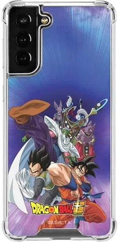 Vista 14 de Skinit Funda transparente compatible con Galaxy S22 Plus, diseño oficial de Dragon Ball Super Goku