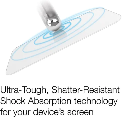 Vista 3 de BoxWave Screen Protector Compatible with Blackmagic Video Assist - ClearTouch ImpactShield (2-Pack), Impenetrable Screen Protector Flexible Film