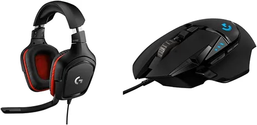Vista 6 de Logitech G Paquete de auriculares para juegos 432 y mouse para juegos G502 Hero