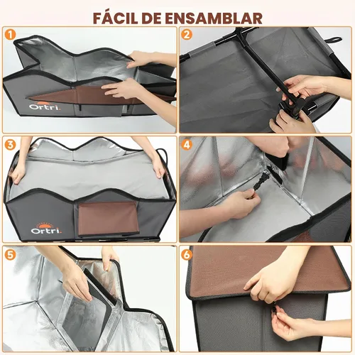 Vista 8 de Casa para gatos climatizada al aire libre para exteriores: aislamiento de invierno resistente a la intemperie 30 "x 14" × 20 " refugio