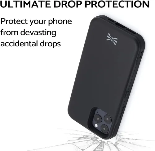 Vista 5 de TORU CX PRO - Funda tipo cartera para iPhone 12 Pro/iPhone 12 Funda protectora a prueba de golpes resistente con tarjetero oculto y ranura