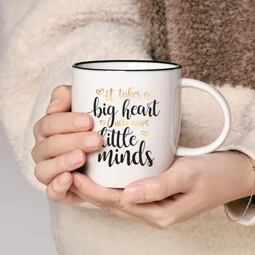Vista 5 de CARAKNOTS Regalos de Apreciación para Profesoras Taza de Café Regalos para Profesores para el Día de San Valentín Cumpleaños Graduación Navidad