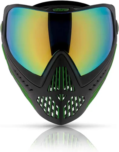 Vista 2 de Dye i5 Gafas de paintball – Lente térmica antivaho – Correa GSR Pro, orejas formadas por compresión – Protección facial profesional