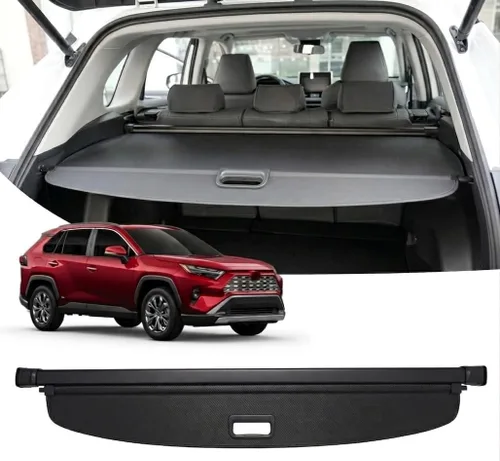 Vista 30 de Powerty - Cubierta de carga para Toyota RAV4 2013-2018, accesorios de cuero