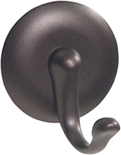 Vista 8 de iDesign York AFFIXX - Ganchos de almacenamiento autoadhesivos de plástico sin BPA, 2.3 x 2 x 1.5 pulgadas, bronce (paquete de 2)