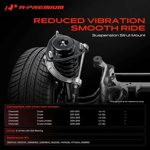 Vista 2 de A-Premium - Soporte de suspensión delantera compatible con Chevrolet