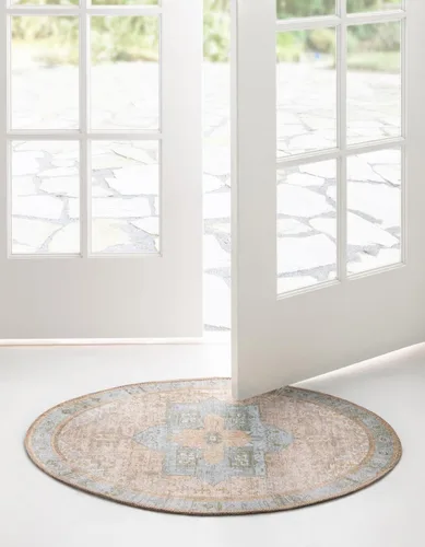 Vista 48 de Unique Loom Timeless Collection - Alfombra de área - Peter (2' x 3' 1" ovalada, beige/marfil)