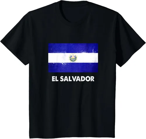 Vista 37 de Camiseta de la bandera de El Salvador Camiseta salvadoreña