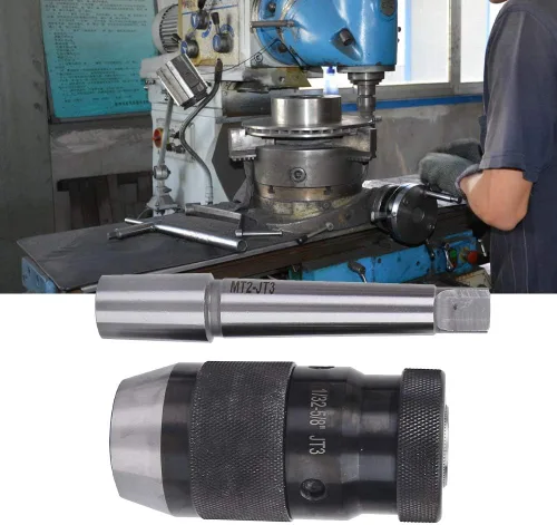Vista 5 de 1/32-5/8" portabrocas sin llave y JT3-MT2 vástago recto taladro Chuck Arbor JT3 para uso doméstico común