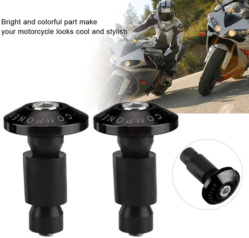 Vista 2 de Fydun Tapón deslizante para manillar de motocicleta para Racing ATV Offroad 0.866 in 7/8inch (negro)