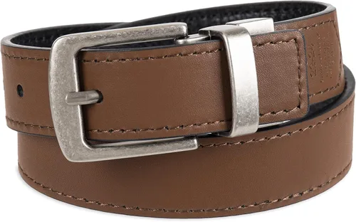 Vista 9 de Levi's Cinturón para niños grandes, cinturón reversible dos en uno informal apto para la escuela
