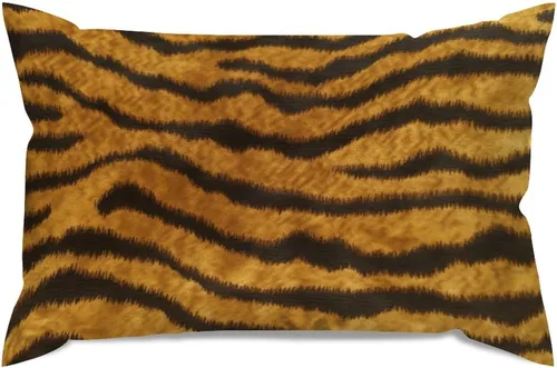 Vista 15 de Fundas de almohada con estampado de leopardo y guepardo negro y marrón, 12 x 18 pulgadas, fundas de cojín de granja para sofá, sala de estar