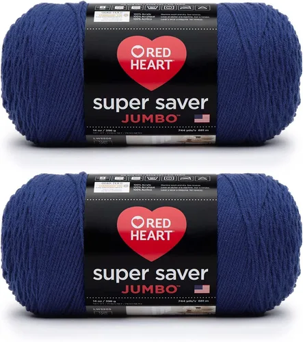 Vista 54 de Red Heart Super Saver Jumbo Ovillo de lana, Amatista