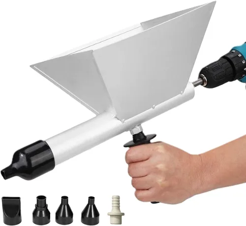 Vista 6 de Pistolas eléctricas automáticas de mortero para patio, máquina aplicadora de lechada, pistolas de mortero eléctricas de mortero, máquina aplicadora