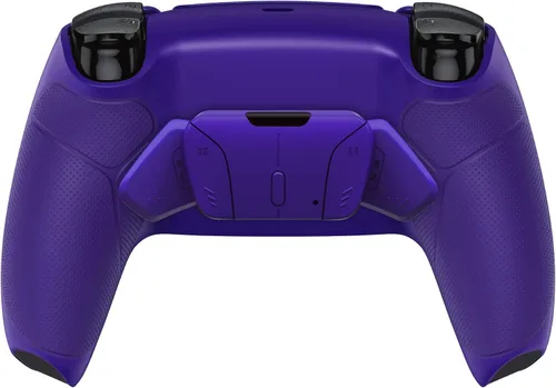 Vista 4 de eXtremeRate Galactic Purple Rubberized Grip Programable RISE4 Remap Kit for PS5 Controller BDM-010 BDM-020, Upgrade Board & Redesigned Back Shell &