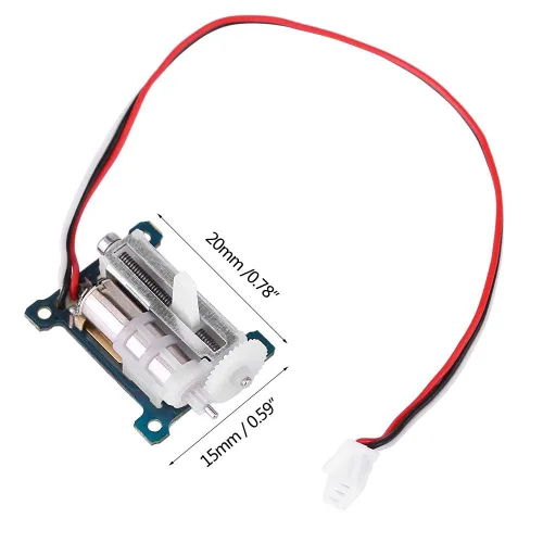 Vista 9 de Servo analógico, 0.05 oz 0.4 lbs/cm 3.7V 5V Micro Digital Servo Carga Lineal Actuador Lineal con Alambre para Ultra Micro 3D Vuelo Aeronave, 0.591 x