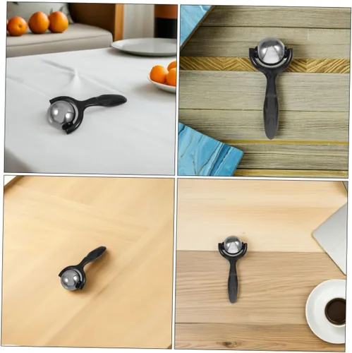 Vista 9 de 2 unidades de rodillo de masaje de mano de acero inoxidable con mango ergonómico para piernas, espalda, antebrazos, bolas de masaje muscular