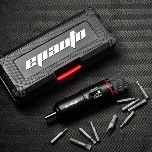 Vista 7 de EPAuto Destornillador manual para armas de fuego Engranajes de bicicleta, 10-65 pulgadas/Lbs - 10 bits, negro