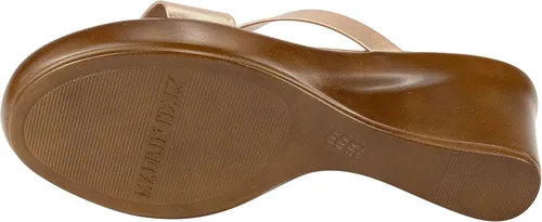 Vista 6 de ITALIAN Shoemakers Besy - Sandalias de cuña para mujer con banda de altura moderada