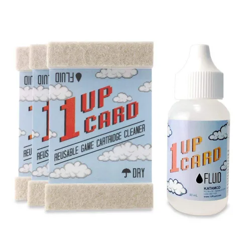 Vista 5 de Cleaning Kit Compatible With SNES (Super Nintendo) Console And Video Game Cartridges By 1UPcard