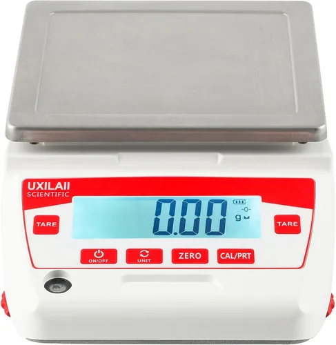 Vista 2 de Balanza de laboratorio 2200g x 0.01g Balanza analítica electrónica de alta precisión Balanza de laboratorio digital de 0.01g de precisión Balanza