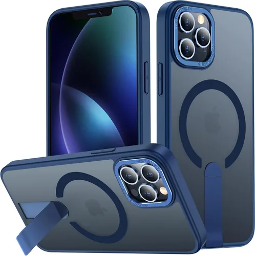 Vista 11 de Funda para iPhone 11 Compatible con Magsafe, Soporte Invisible Incorporado [Prueba de caída de grado militar] Funda protectora delgada y a prueba