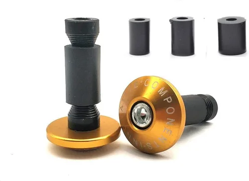 Vista 7 de Para Kawasaki GTR1400 Concours Z1000SX Ninja 1000 H2 H2R ZX10R Manija de motocicleta extremos de barra equilibrada Plug Slider Manillares Puños Negro