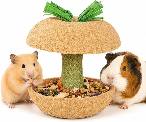 Vista 7 de Hamster Chew Toys, Edible Guinea Pig Toys 3-in-1 Set, 7 Pieces