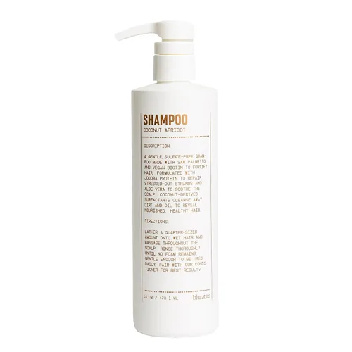 Vista 9 de Blu Atlas - Champú natural para hombres, sin sulfato para todo tipo de cabello, 15 ingredientes, sin relleno, ayuda con la caspa y el cuero