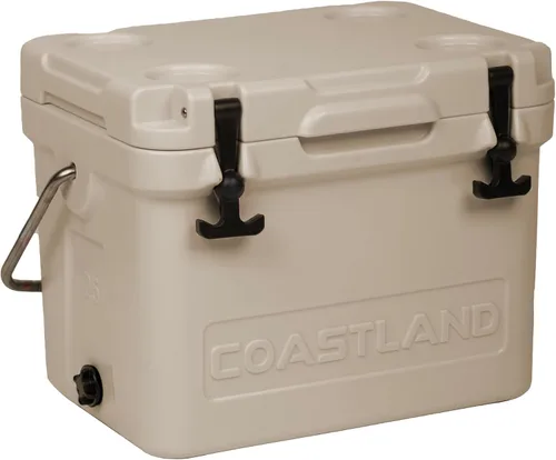 Vista 22 de Coastland Bay Series Cooler Premium - Enfriador rotomoldeado aislado para uso diario, pequeño baúl de hielo para espacios reducidos