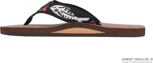 Vista 2 de Rainbow Sandals Cáñamo de una sola capa con correa de pescado para mujer