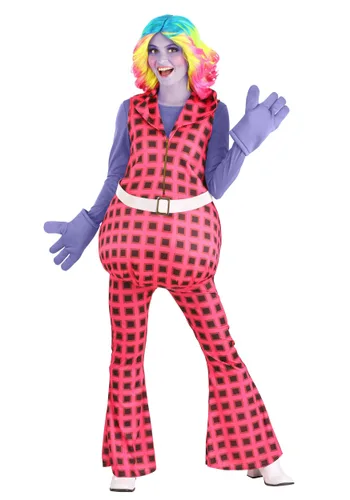 Vista 2 de Disfraz de Mujer Lady Glitter Sparkles de Trolls Multicolor