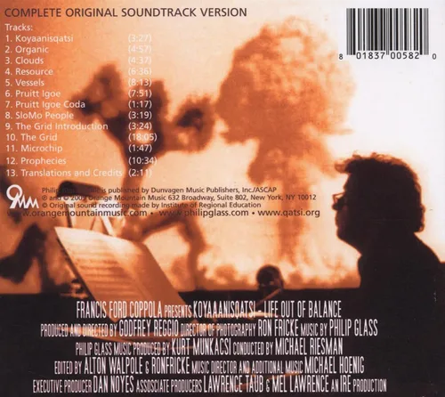 Vista 2 de Koyaanisqatsi Original Soundtrack