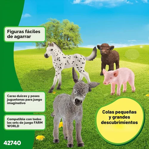 Vista 3 de Schleich Bebés de granja 42740
