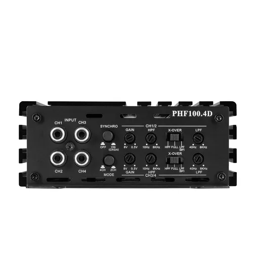 Vista 5 de PLINIUS PHF100.4D amplificador de audio del coche 4 canales clase completa D multicanal