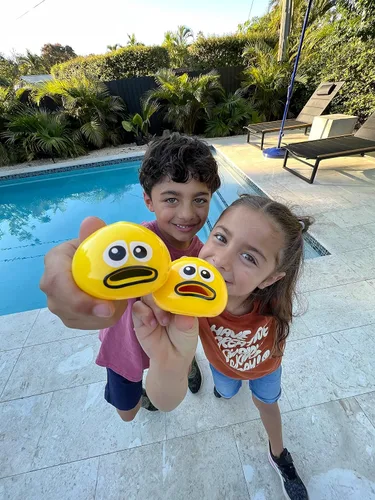 Vista 2 de Puking Ball® - Juego patentado, no tóxico, juguete antiestrés, bola de estrés, slime, juguete sensorial para niños y adultos
