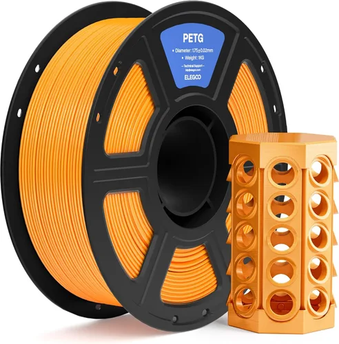 Vista 34 de ELEGOO Filamento PETG para impresora 3D de 0.07 in, color negro, 8.8 lbs