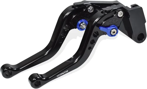 Vista 14 de Palanca de freno corta Palanca de embrague compatible con YAMAHA Fazer FZ-1 FZ-8 FZ-6 FZ-6R FZS600, aleación de aluminio CNC fabricada (negro)