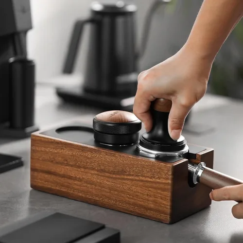 Vista 4 de 2.283 in Café Tamper Portafilter de madera Titular