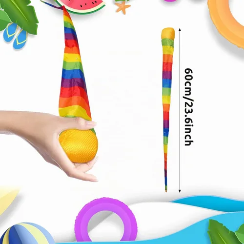 Vista 3 de Chalyna - Bola de tiro y captura con cola para niños, 3 piezas, bola
