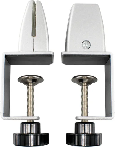 Vista 10 de Soporte de abrazadera de protección contra estornudos, 4 piezas, base de protección para encimeras, soporte de partición de aluminio resistente