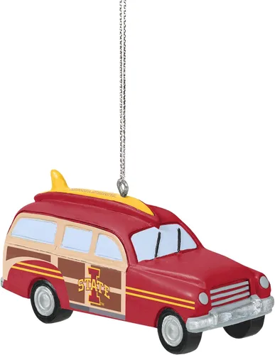 Vista 21 de FOCO NCAA Unisex-Adult NCAA College Team Logo Holiday Tree Station Wagon Ornament