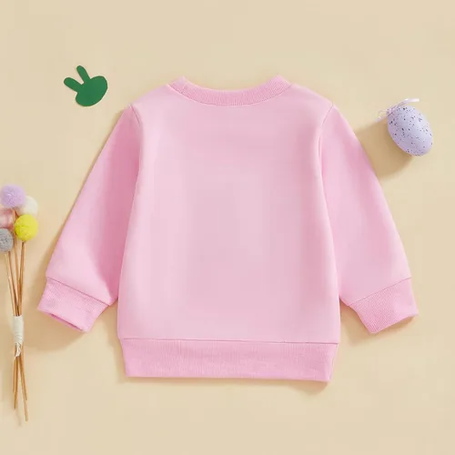 Vista 34 de Traje de San Valentín para bebé, niña, niño, traje de San Valentín, sudadera de manga larga con estampado de corazón