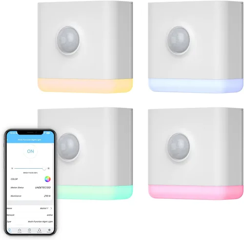 Vista 6 de THIRDREALITY Luz nocturna multifunción, repetidor Zigbee, 3 en 1 combina un sensor de movimiento, un sensor de iluminación y luz nocturna